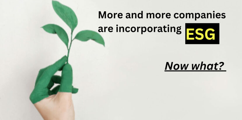 More and More Companies are Incorporating ESG