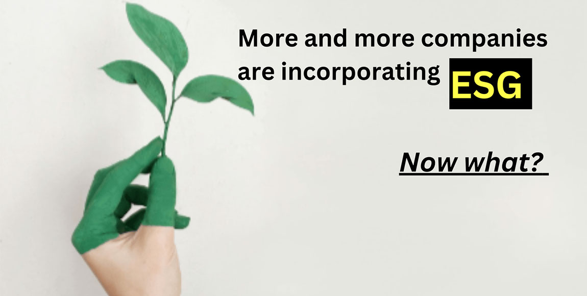 More and More Companies are Incorporating ESG