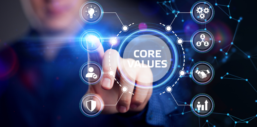 Pointing at core value