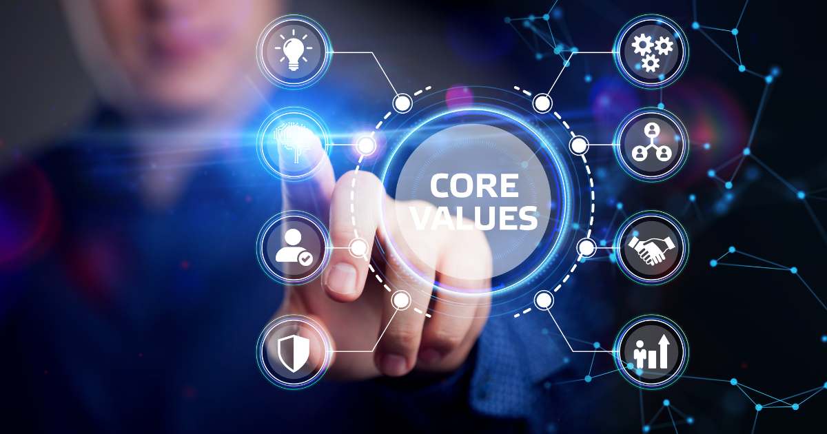 Pointing at core value